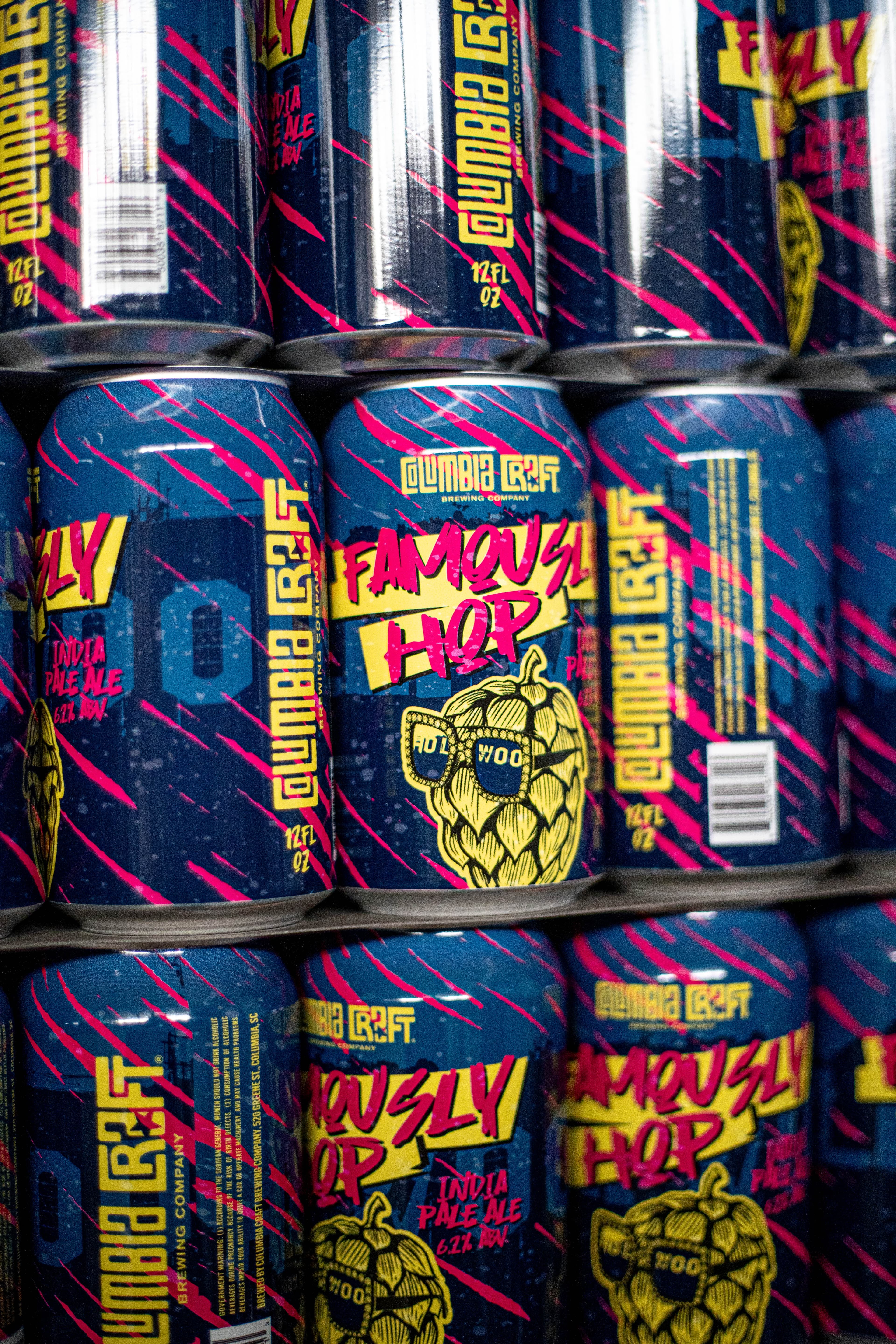 Full-wrap digitally printed craft beer cans