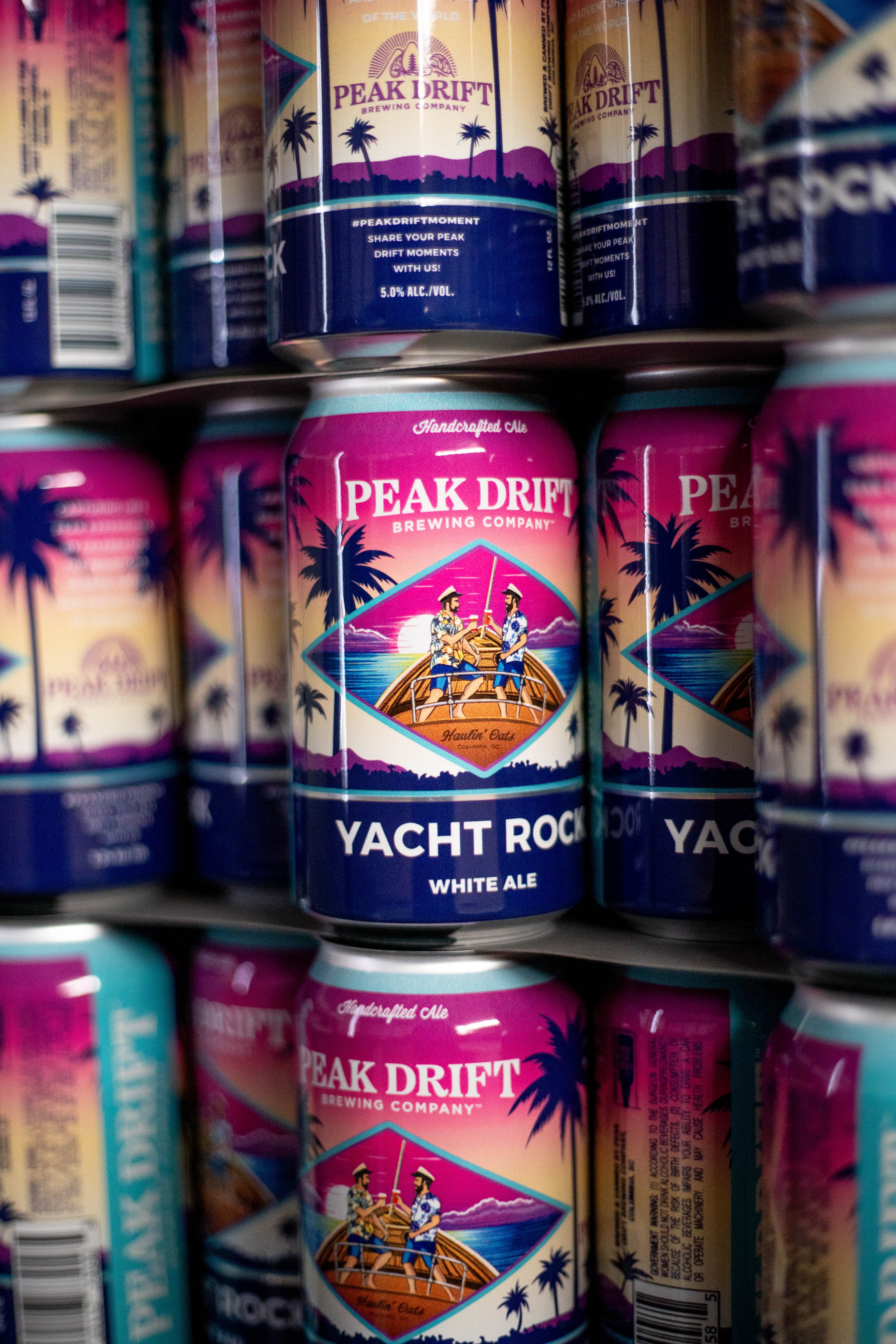 Peak Drift craft beer can printed by Craft Brew Inc.